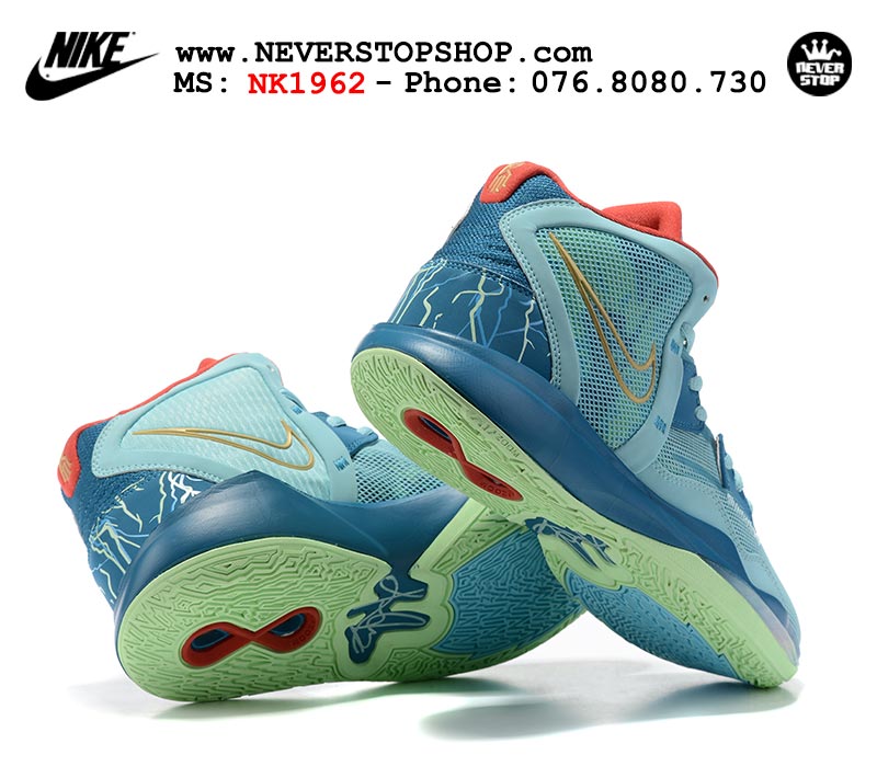 Giày Nike Kyrie 8 Xanh Ngọc bóng rổ nam hàng đẹp replica sfake giá rẻ tại NeverStop Sneaker Shop Quận 3 HCM