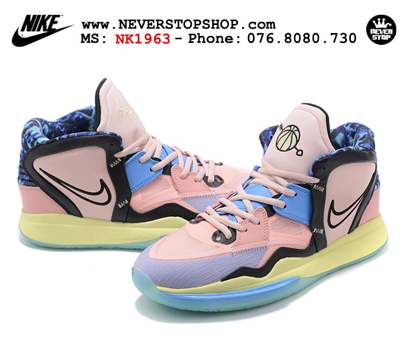 Giày Nike Kyrie 8 Hồng Đen bóng rổ nam hàng đẹp replica sfake giá rẻ tại NeverStop Sneaker Shop Quận 3 HCM
