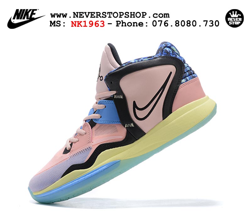 Giày Nike Kyrie 8 Hồng Đen bóng rổ nam hàng đẹp replica sfake giá rẻ tại NeverStop Sneaker Shop Quận 3 HCM
