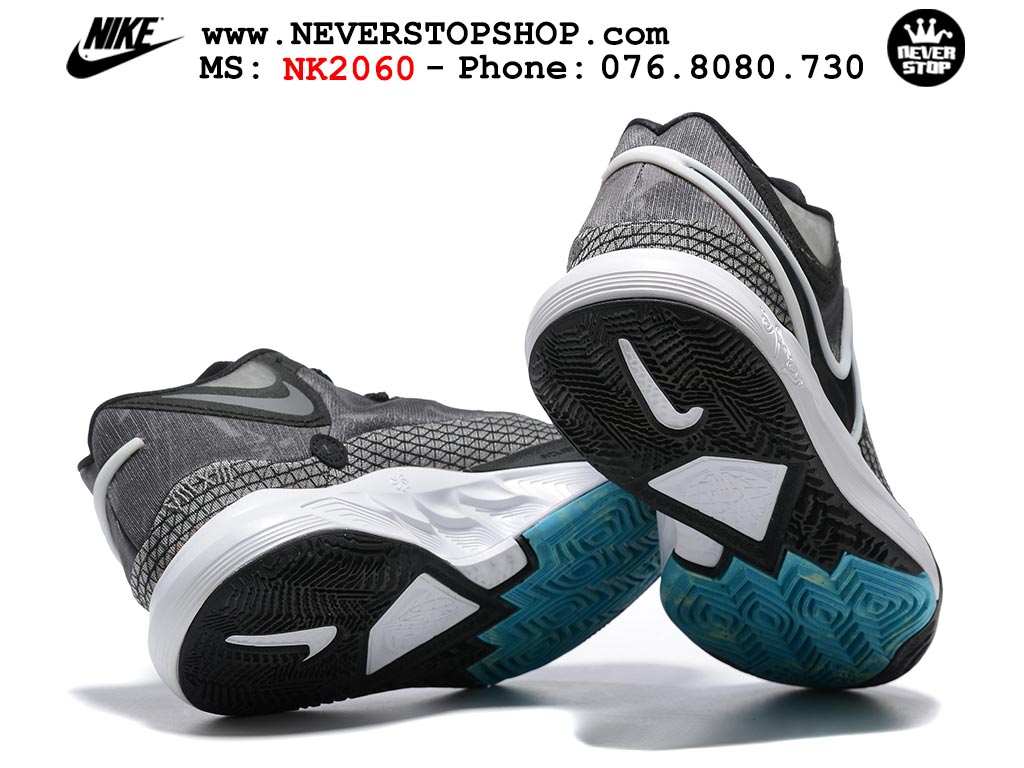 Giày Nike Kyrie 9 Đen Trắng bóng rổ nam hàng đẹp chuyên outdoor indoor chất lượng cao giá rẻ tại NeverStop Sneaker Shop Quận 3 HCM