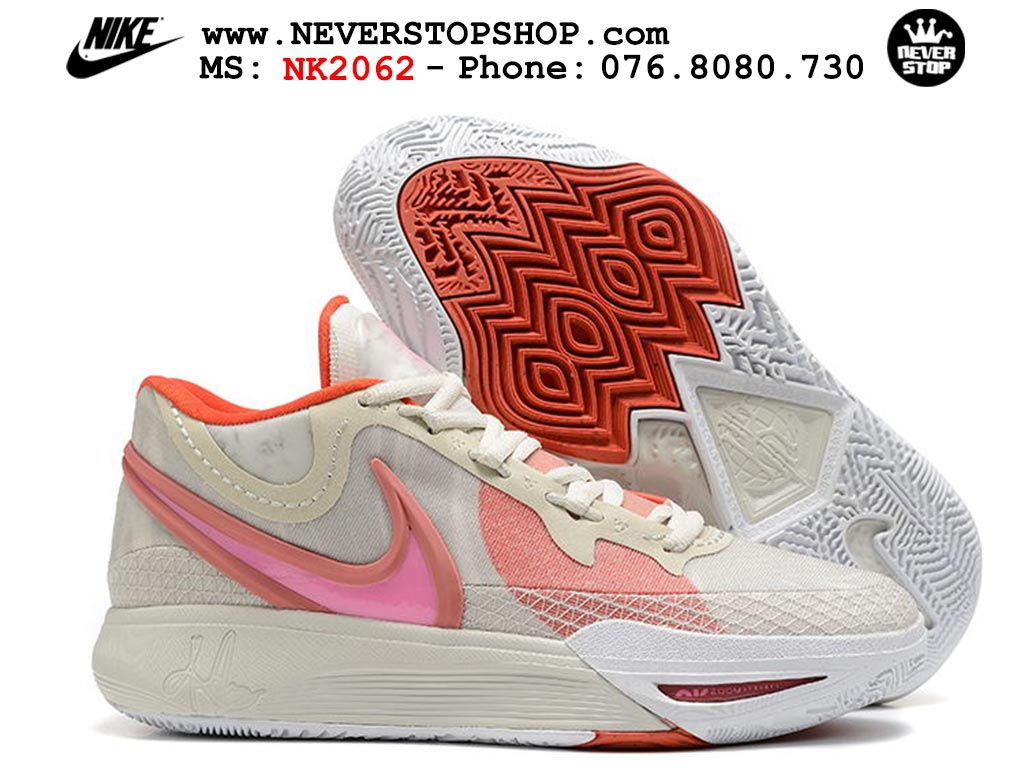 Giày Nike Kyrie 9 Trắng Hồng bóng rổ nam hàng đẹp chuyên outdoor indoor chất lượng cao giá rẻ tại NeverStop Sneaker Shop Quận 3 HCM