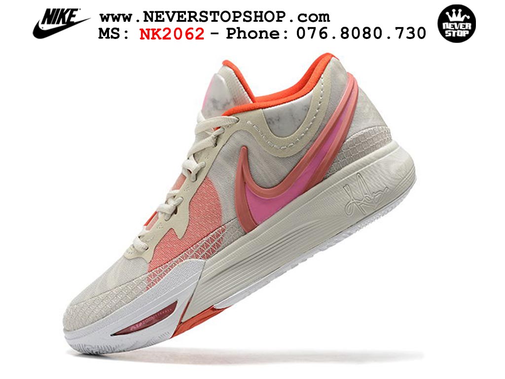 Giày Nike Kyrie 9 Trắng Hồng bóng rổ nam hàng đẹp chuyên outdoor indoor chất lượng cao giá rẻ tại NeverStop Sneaker Shop Quận 3 HCM