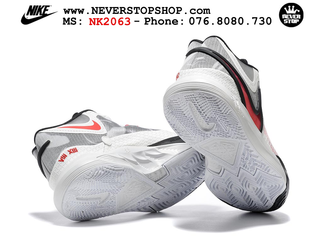 Giày Nike Kyrie 9 Trắng Đỏ bóng rổ nam hàng đẹp chuyên outdoor indoor chất lượng cao giá rẻ tại NeverStop Sneaker Shop Quận 3 HCM