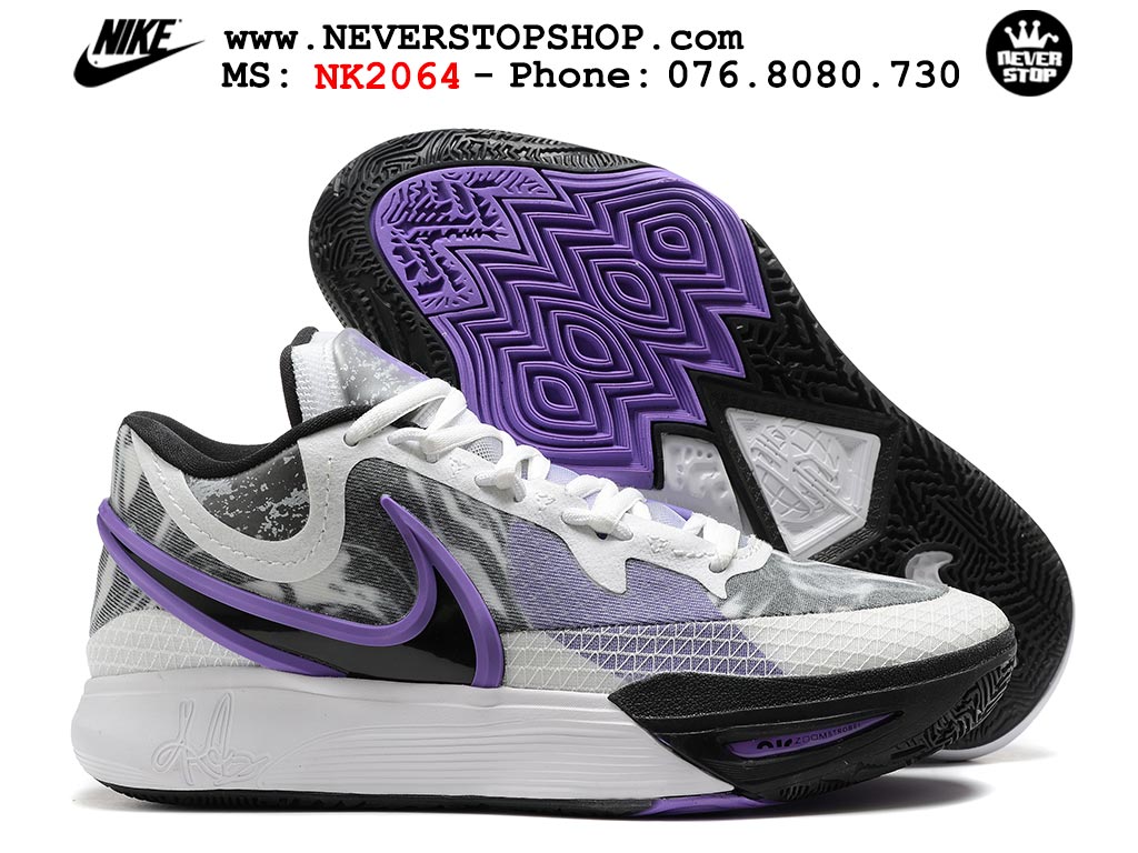 Giày Nike Kyrie 9 Trắng Tím bóng rổ nam hàng đẹp chuyên outdoor indoor chất lượng cao giá rẻ tại NeverStop Sneaker Shop Quận 3 HCM