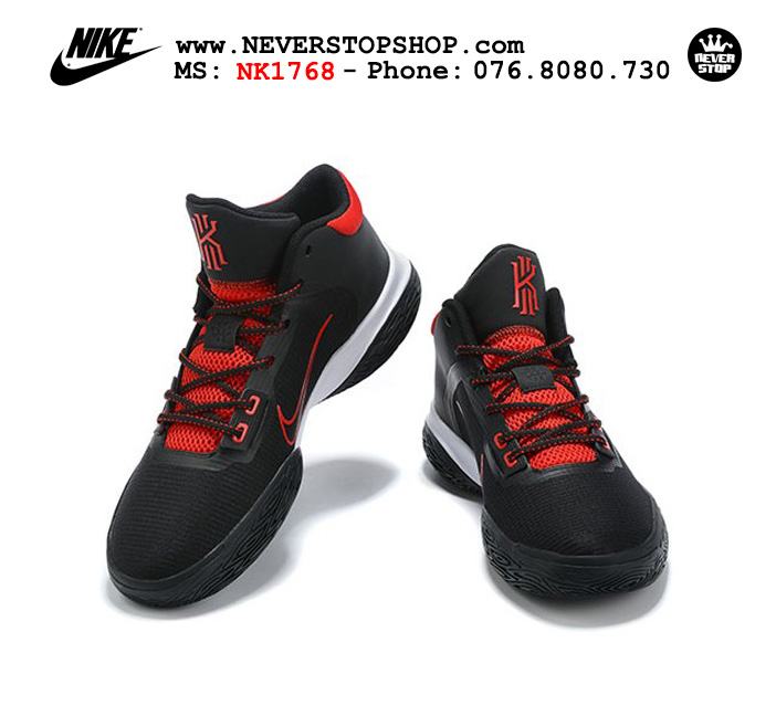 Giày bóng rổ Nike Kyrie Flytrap 4 Đen Đỏ cổ mid hàng chuẩn sfake replica chuyên outdoor giá tốt HCM
