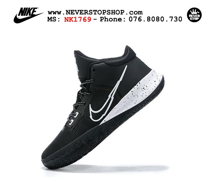 Giày bóng rổ Nike Kyrie Flytrap 4 Đen Trắng cổ mid hàng chuẩn sfake replica chuyên outdoor giá tốt HCM
