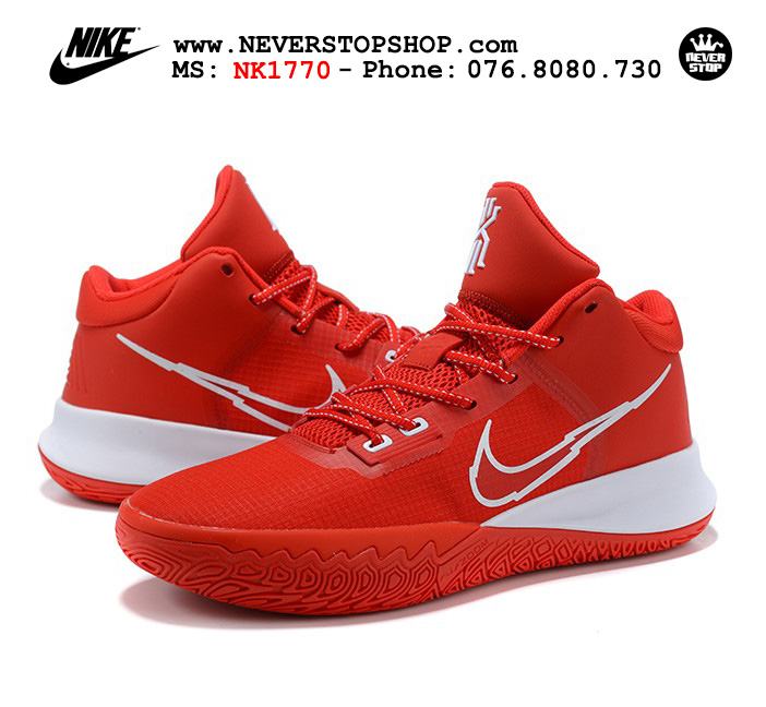 Giày bóng rổ Nike Kyrie Flytrap 4 Đỏ Trắng cổ mid hàng chuẩn sfake replica chuyên outdoor giá tốt HCM