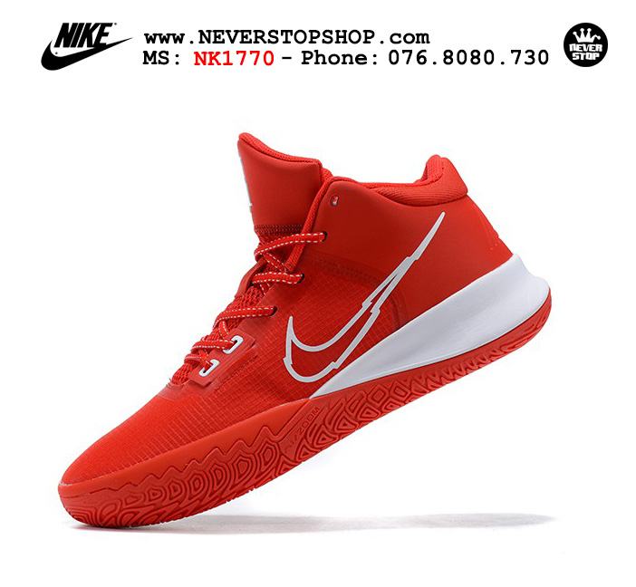 Giày bóng rổ Nike Kyrie Flytrap 4 Đỏ Trắng cổ mid hàng chuẩn sfake replica chuyên outdoor giá tốt HCM