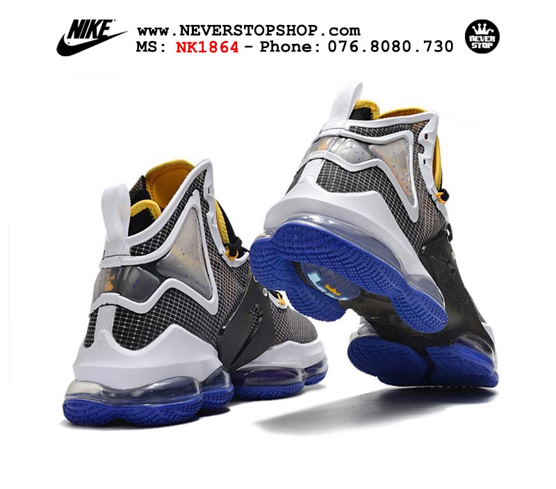 Giày bóng rổ Nike Lebron 19  Xám Đen nam hàng đẹp replica sfake giá rẻ tại NeverStop Sneaker Shop Quận 3 HCM