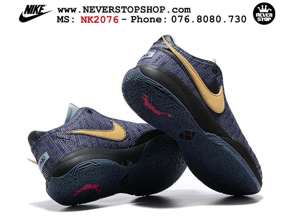 Giày bóng rổ nam Nike Lebron 20 Xanh Vàng hàng đẹp siêu cấp replica 1:1 giá rẻ tại NeverStop Sneaker Shop Quận 3 HCM