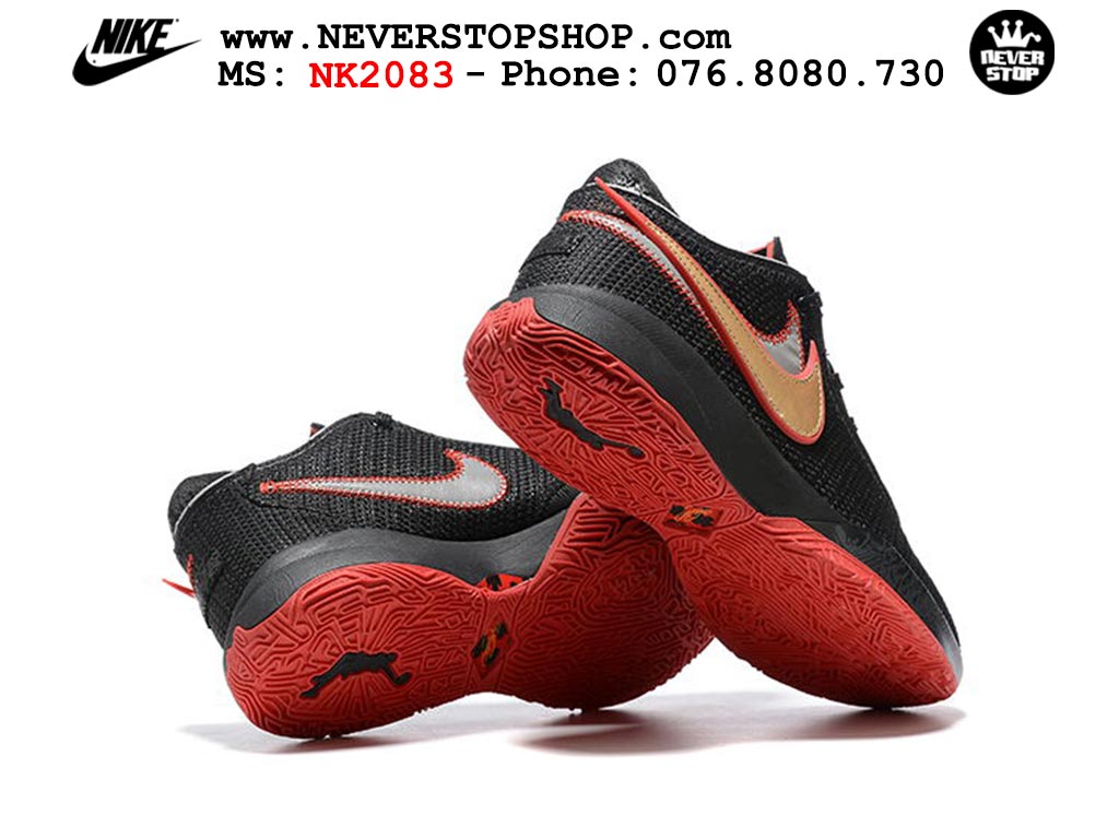 Giày bóng rổ nam Nike Lebron 20 Đen Đỏ hàng đẹp siêu cấp replica 1:1 giá rẻ tại NeverStop Sneaker Shop Quận 3 HCM