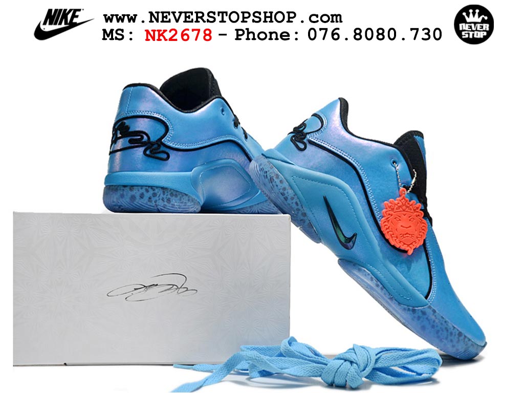 Giày bóng rổ nam Nike Lebron 22 Xanh Dương Đen hàng đẹp siêu cấp like auth replica 1:1 giá rẻ tại NeverStop Sneaker Shop HCM