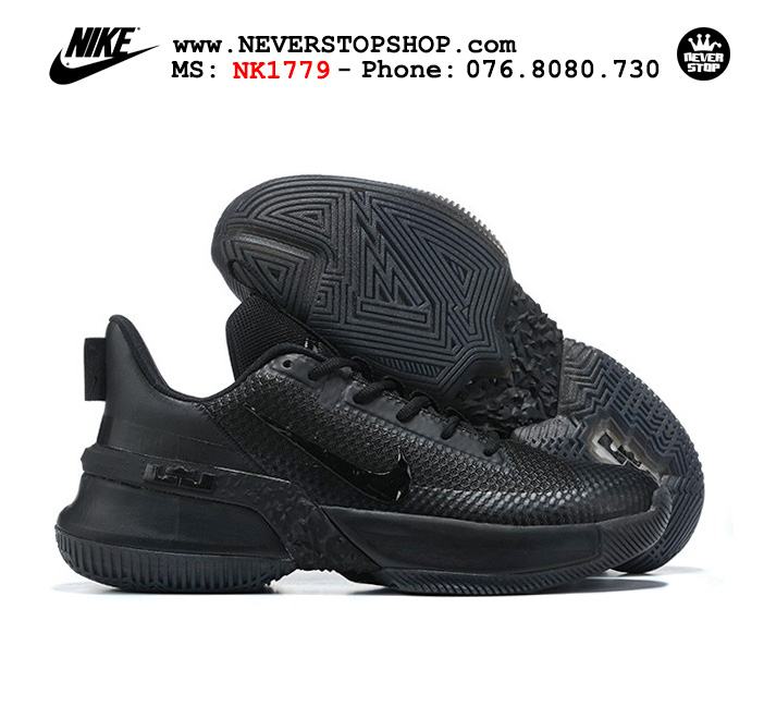 Giày bóng rổ Nike Lebron Ambassador 13 Đen Full cổ thấp hàng chuẩn sfake replica chuyên outdoor giá tốt HCM
