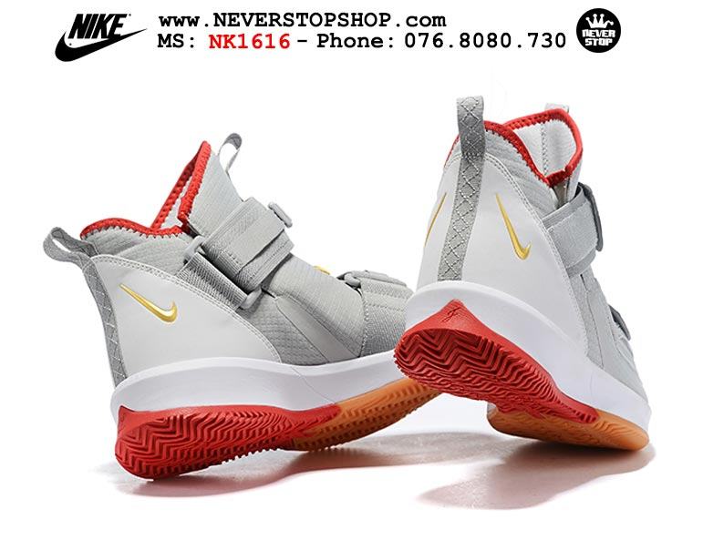 Giày bóng rổ Nike Lebron Soldier 13 Light Bone hàng sfake replica giá rẻ HCM