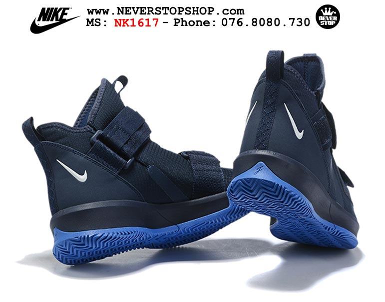 Giày bóng rổ Nike Lebron Soldier 13 Navy Blue hàng sfake replica giá rẻ HCM