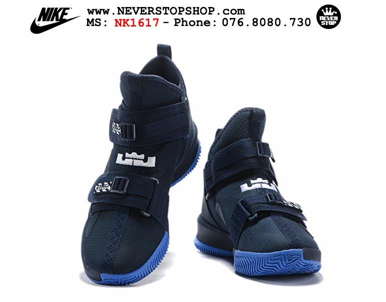 Giày bóng rổ Nike Lebron Soldier 13 Navy Blue hàng sfake replica giá rẻ HCM