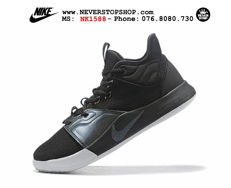 Giày bóng rổ Nike PG 3.0 Iridescent Black outdoor hàng sfake replica giá rẻ tốt nhất HCM