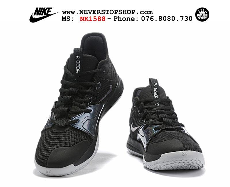 Giày bóng rổ Nike PG 3.0 Iridescent Black outdoor hàng sfake replica giá rẻ tốt nhất HCM