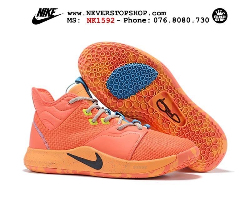 Giày bóng rổ Nike PG 3.0 Orange outdoor hàng sfake replica giá rẻ tốt nhất HCM