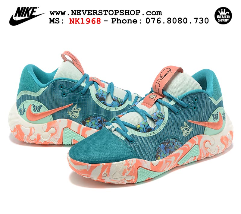 Giày bóng rổ nam Nike PG 6.0 Xanh Lá bản đẹp chuẩn replica 1:1 authentic giá rẻ tại NeverStop Sneaker Shop Quận 3 HCM