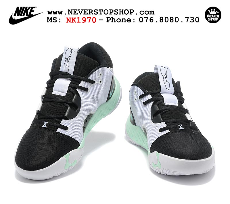 Giày bóng rổ nam Nike PG 6.0 Đen Xanh bản đẹp chuẩn replica 1:1 authentic giá rẻ tại NeverStop Sneaker Shop Quận 3 HCM