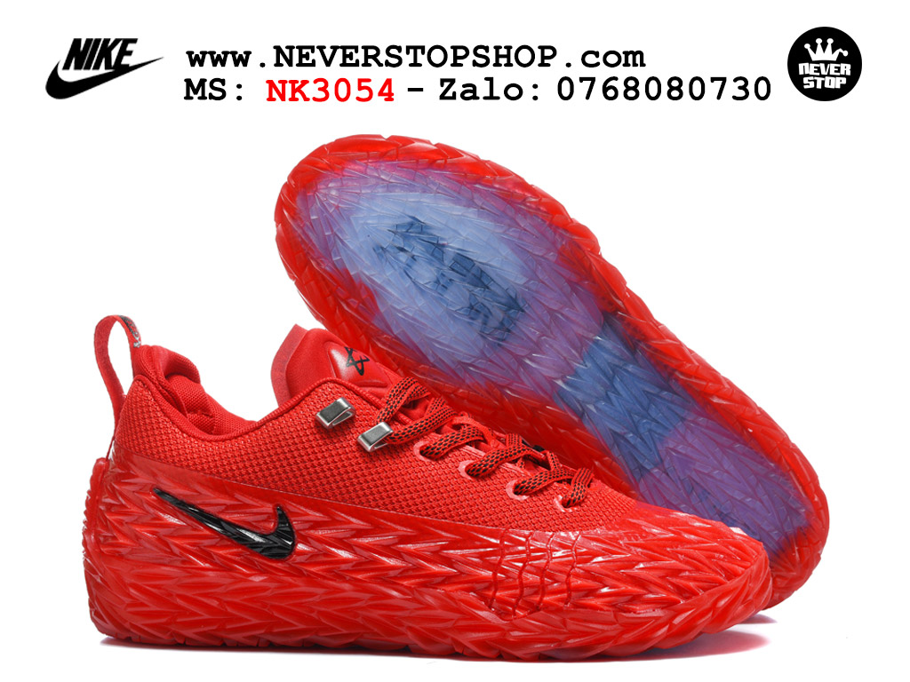 Giày bóng rổ outdoor Nike ST Charge Đỏ đế XDR-X chống mòn cực tốt kèm Air Zoom hàng like auth replica 1:1 giá rẻ tại NeverStop Sneaker Shop HCM