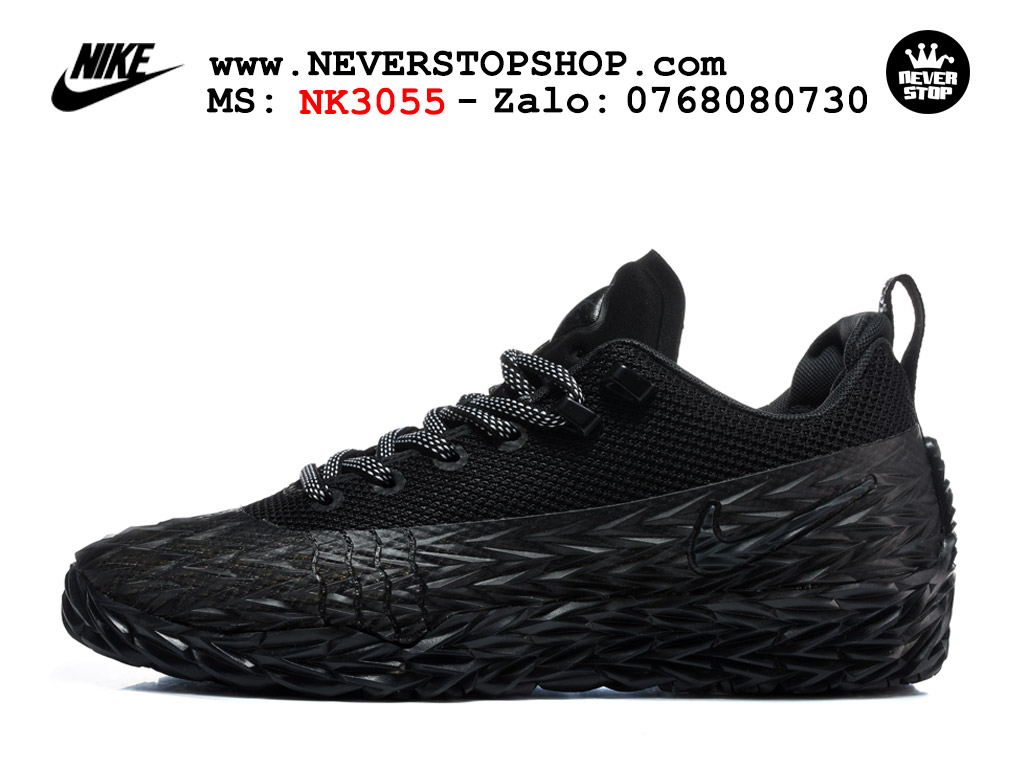 Giày bóng rổ outdoor Nike ST Charge Đen đế XDR-X chống mòn cực tốt kèm Air Zoom hàng like auth replica 1:1 giá rẻ tại NeverStop Sneaker Shop HCM