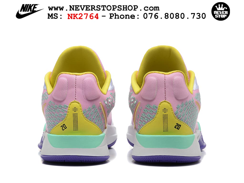 Giày bóng rổ Nike Sabrina 2 Hồng Tím nam nữ hàng đẹp chuẩn best quality batch rep 1:1 như chính hãng real giá rẻ tại NeverStop Sneaker Shop HCM