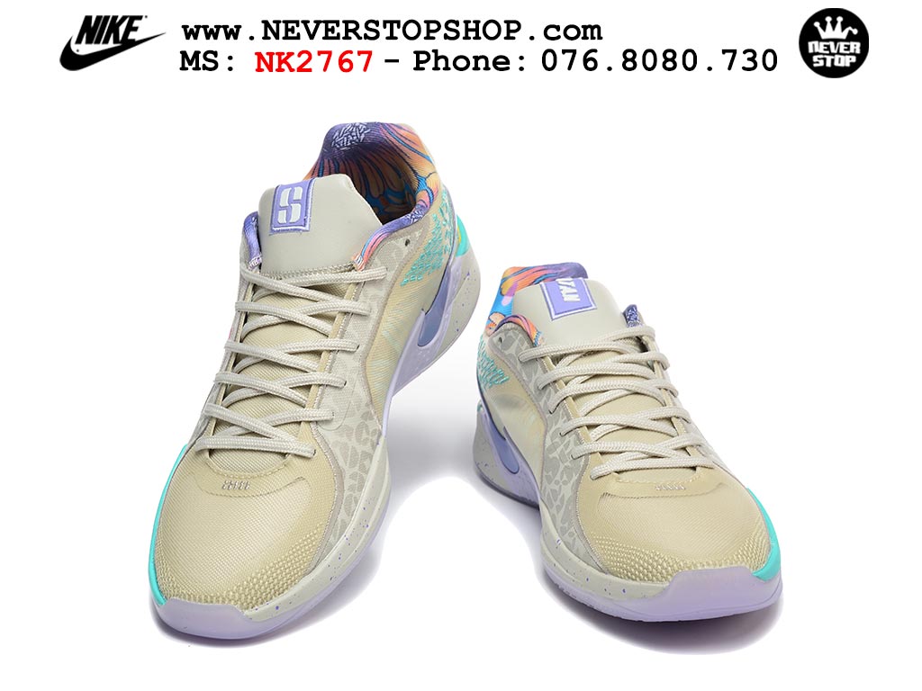 Giày bóng rổ Nike Sabrina 2 Nâu Tím nam nữ hàng đẹp chuẩn best quality batch rep 1:1 như chính hãng real giá rẻ tại NeverStop Sneaker Shop HCM