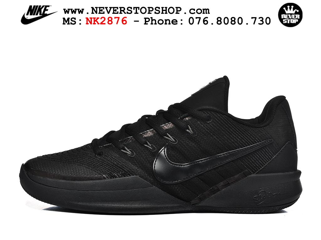 Giày bóng rổ Nike Sabrina 3 Đen nam nữ hàng đẹp chuẩn best quality batch rep 1:1 như chính hãng real giá rẻ tại NeverStop Sneaker Shop HCM