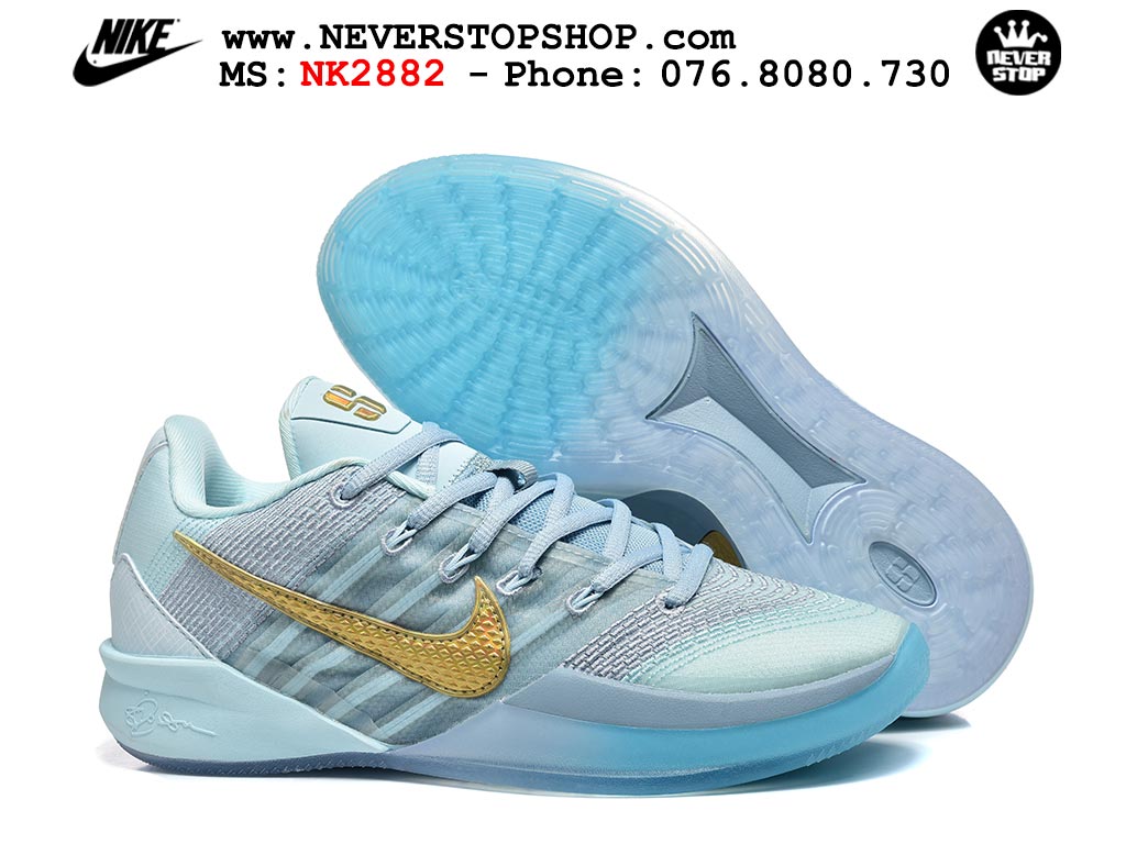 Giày bóng rổ NIKE SABRINA 3 BLUEPRINT cổ thấp chuyên outdoor indoor, bản Replica 1:1 best quality like auth chất lượng tốt nhất tại NeverStop Sneaker Shop HCM Giày bóng rổ Nike Sabrina 3 Xanh Da Trời Vàng nam nữ hàng đẹp chuẩn best quality batch rep 1:1 như chính hãng real giá rẻ tại NeverStop Sneaker Shop HCM