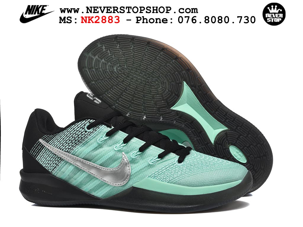 Giày bóng rổ Nike Sabrina 3 Xanh Ngọc Đen nam nữ hàng đẹp chuẩn best quality batch rep 1:1 như chính hãng real giá rẻ tại NeverStop Sneaker Shop HCM