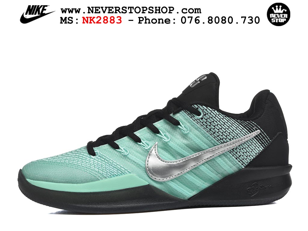 Giày bóng rổ Nike Sabrina 3 Xanh Ngọc Đen nam nữ hàng đẹp chuẩn best quality batch rep 1:1 như chính hãng real giá rẻ tại NeverStop Sneaker Shop HCM