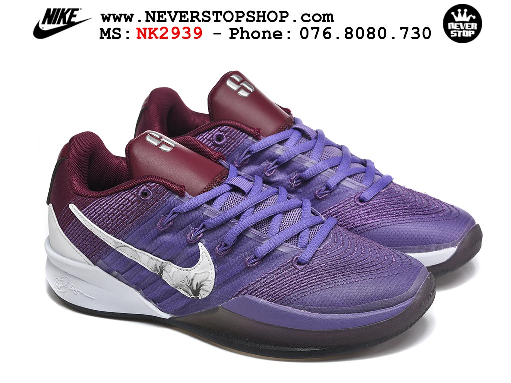 Giày bóng rổ Nike Sabrina 3 Tím Đỏ nam nữ hàng đẹp chuẩn best quality batch rep 1:1 như chính hãng real giá rẻ tại NeverStop Sneaker Shop HCM