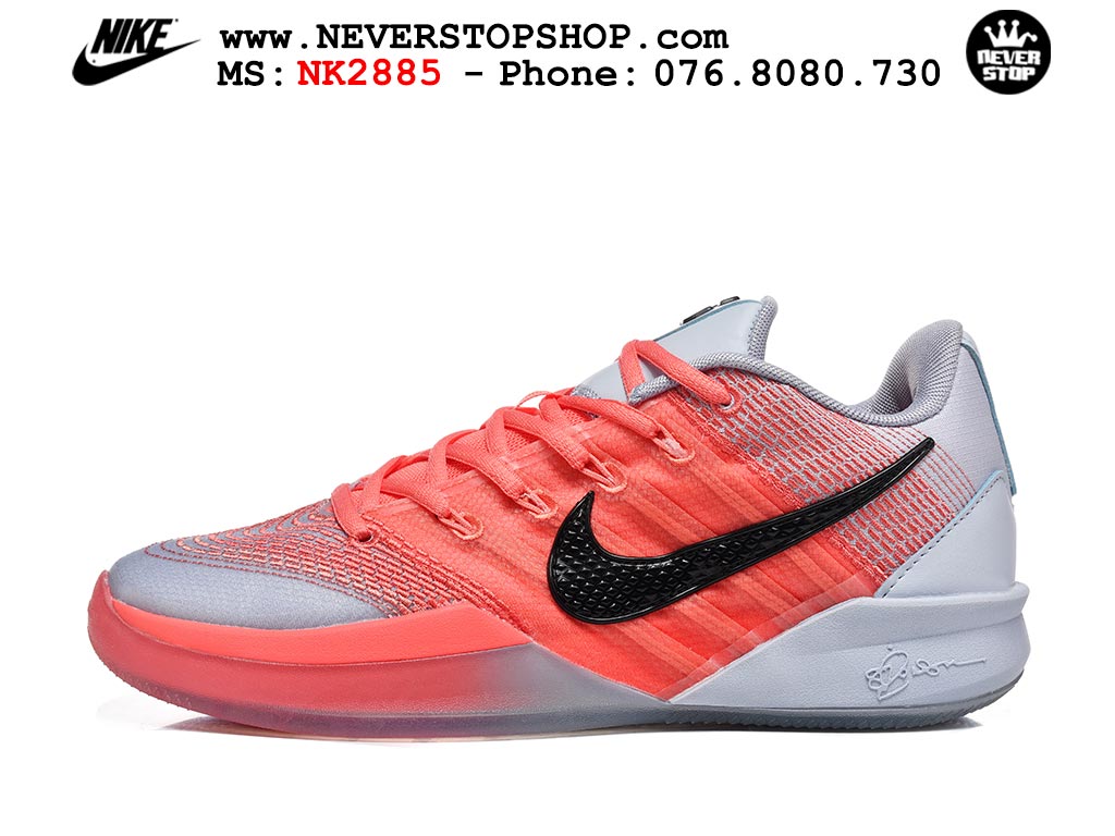 Giày bóng rổ Nike Sabrina 3 Đỏ Xám nam nữ hàng đẹp chuẩn best quality batch rep 1:1 như chính hãng real giá rẻ tại NeverStop Sneaker Shop HCM