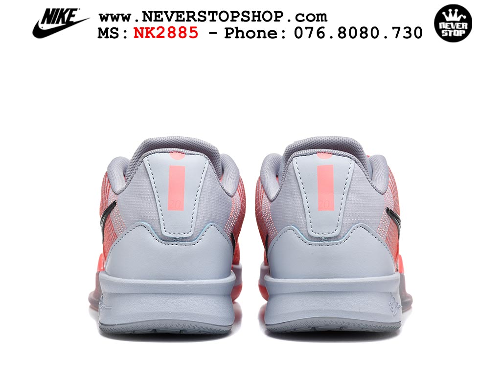 Giày bóng rổ Nike Sabrina 3 Đỏ Xám nam nữ hàng đẹp chuẩn best quality batch rep 1:1 như chính hãng real giá rẻ tại NeverStop Sneaker Shop HCM