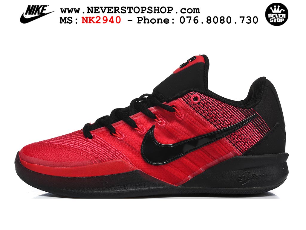 Giày bóng rổ Nike Sabrina 3 Đỏ Đen nam nữ hàng đẹp chuẩn best quality batch rep 1:1 như chính hãng real giá rẻ tại NeverStop Sneaker Shop HCM