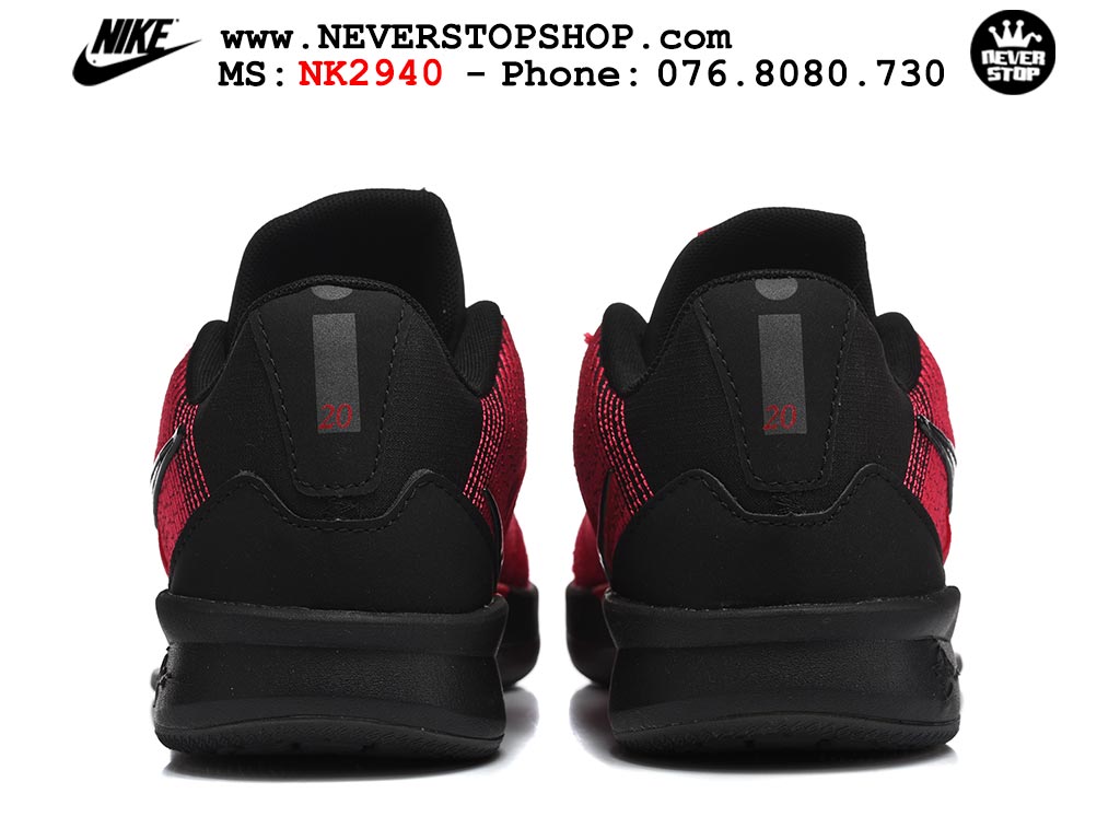 Giày bóng rổ Nike Sabrina 3 Đỏ Đen nam nữ hàng đẹp chuẩn best quality batch rep 1:1 như chính hãng real giá rẻ tại NeverStop Sneaker Shop HCM