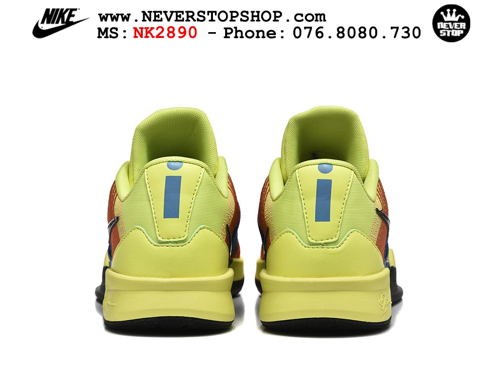 Giày bóng rổ Nike Sabrina 3 Vàng Xanh Dương nam nữ hàng đẹp chuẩn best quality batch rep 1:1 như chính hãng real giá rẻ tại NeverStop Sneaker Shop HCM