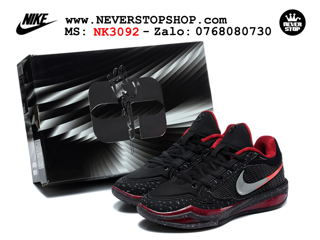 Giày bóng rổ Nike Sabrina 4 Đen Đỏ nam nữ hàng đẹp chuẩn best quality batch rep 1:1 như chính hãng real giá rẻ Sneakers Store Saigon
