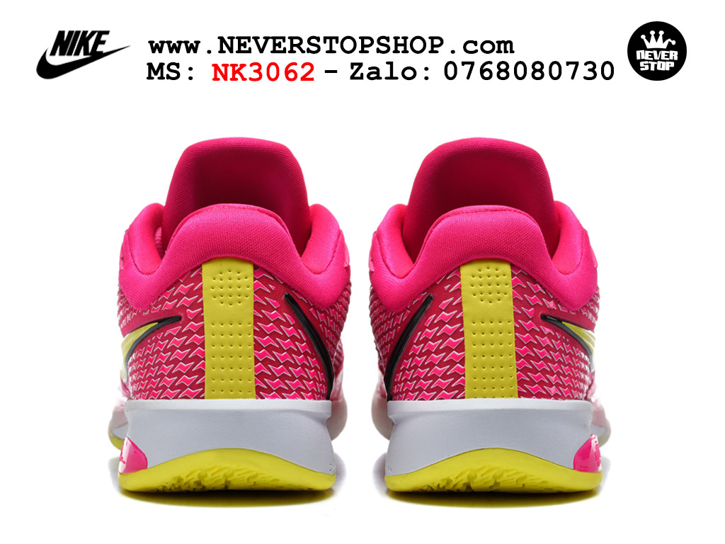 Giày bóng rổ Nike Sabrina 4 Hồng Vàng nam nữ hàng đẹp chuẩn best quality batch rep 1:1 như chính hãng real giá rẻ tại NeverStop Sneaker Shop HCM