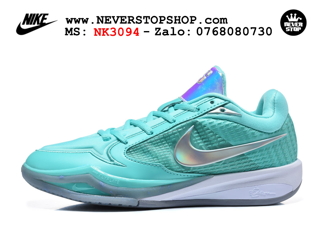 Giày bóng rổ Nike Sabrina 4 Xanh Trắng nam nữ hàng đẹp chuẩn best quality batch rep 1:1 như chính hãng real giá rẻ Sneakers Store Saigon