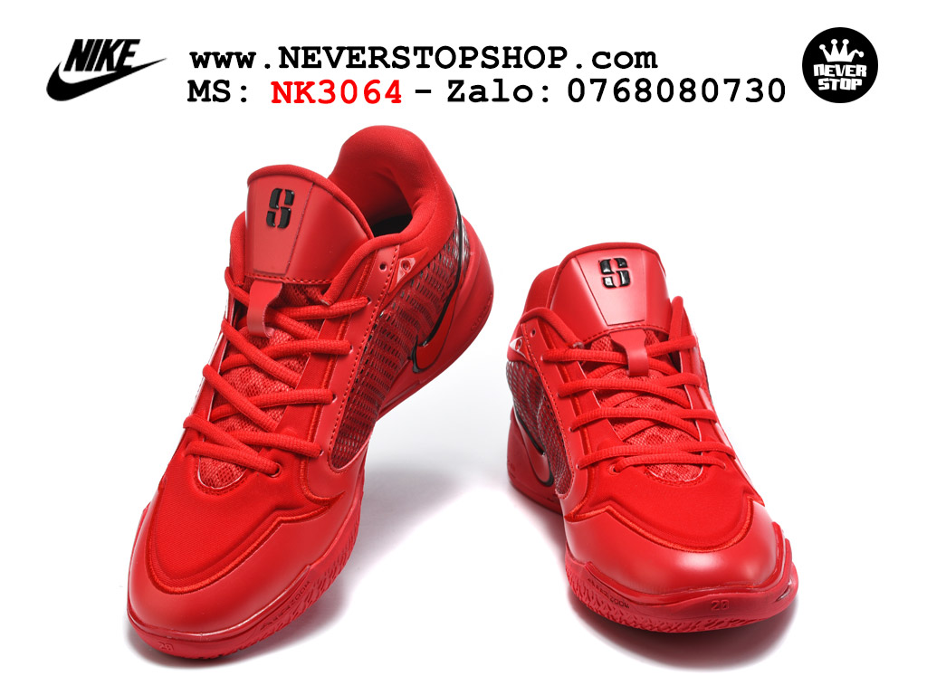 Giày bóng rổ Nike Sabrina 4 Đỏ nam nữ hàng đẹp chuẩn best quality batch rep 1:1 như chính hãng real giá rẻ tại NeverStop Sneaker Shop HCM