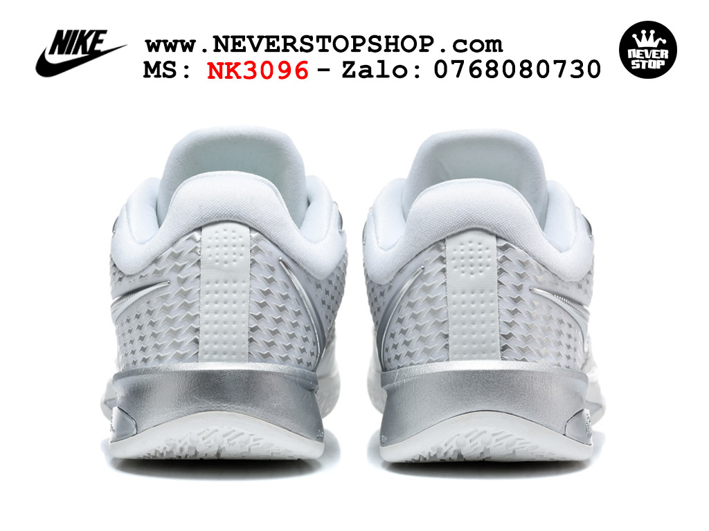 Giày bóng rổ Nike Sabrina 4 Trắng Xám Bạc nam nữ hàng đẹp chuẩn best quality batch rep 1:1 như chính hãng real giá rẻ Sneakers Store Saigon
