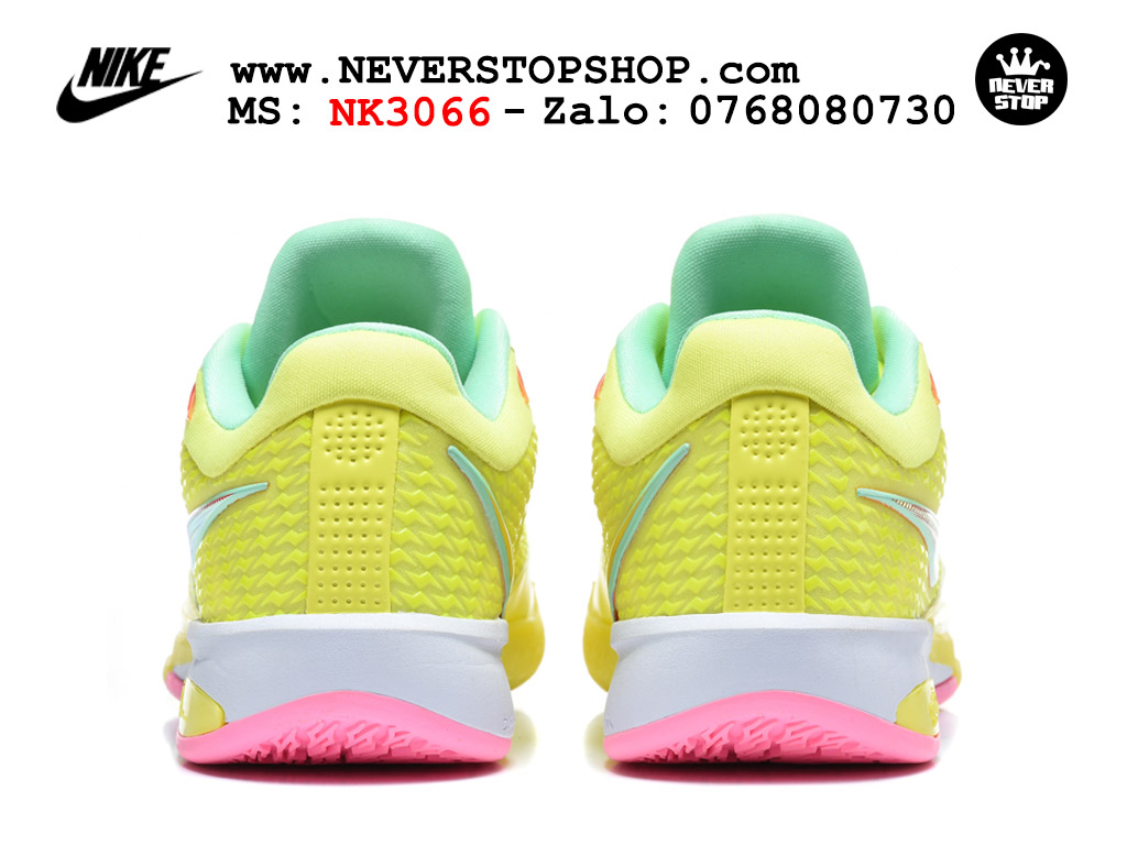 Giày bóng rổ Nike Sabrina 4 Vàng nam nữ hàng đẹp chuẩn best quality batch rep 1:1 như chính hãng real giá rẻ tại NeverStop Sneaker Shop HCM