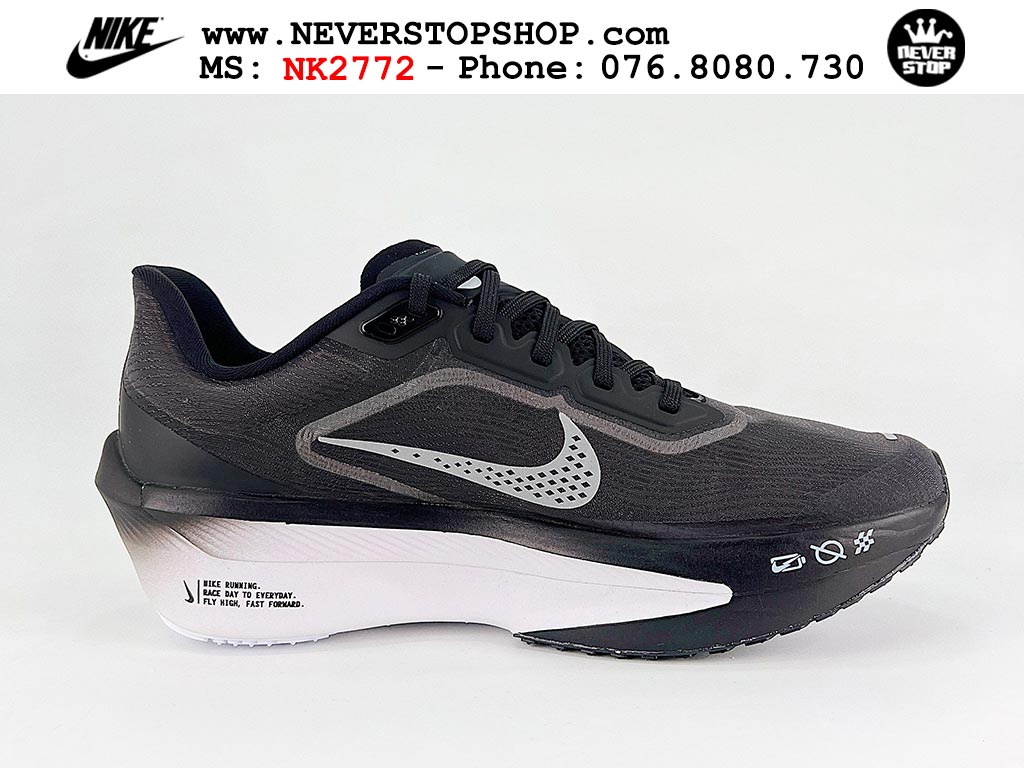 Giày chạy bộ nam nữ NIKE ZOOM FLY 6 BLACK SMOKE GREY êm chân siêu nhẹ hàng chuẩn replica 1:1 siêu cấp, giá rẻ tốt nhất quận 3 HCM tại NeverStop Sneaker Shop” longdesc=