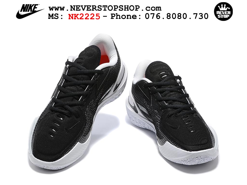 Giày bóng rổ nam Nike Zoom GT Cut 1 Đen Trắng hàng đẹp siêu cấp replica 1:1 giá rẻ tại NeverStop Sneaker Shop Quận 3 HCM
