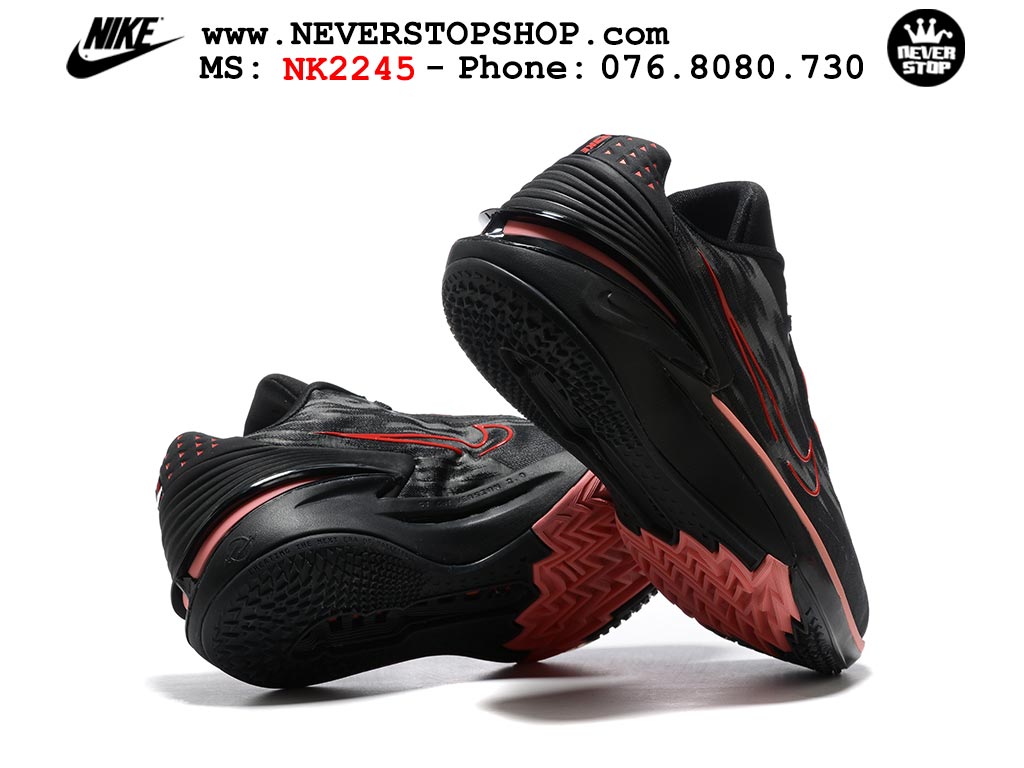 Giày bóng rổ nam Nike Zoom GT Cut 2 Đen Đỏ hàng đẹp siêu cấp replica 1:1 giá rẻ tại NeverStop Sneaker Shop Hồ Chí Minh