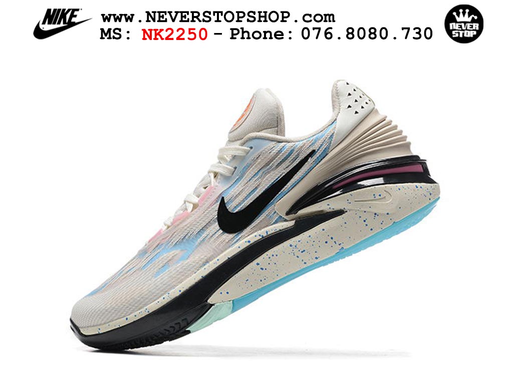 Giày bóng rổ nam Nike Zoom GT Cut 2 Xám Đen hàng đẹp siêu cấp replica 1:1 giá rẻ tại NeverStop Sneaker Shop Hồ Chí Minh