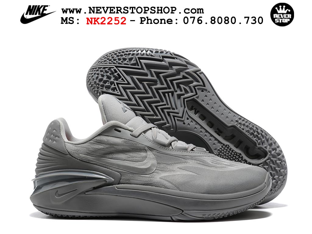 Giày bóng rổ nam Nike Zoom GT Cut 2 Xám hàng đẹp siêu cấp replica 1:1 giá rẻ tại NeverStop Sneaker Shop Hồ Chí Minh